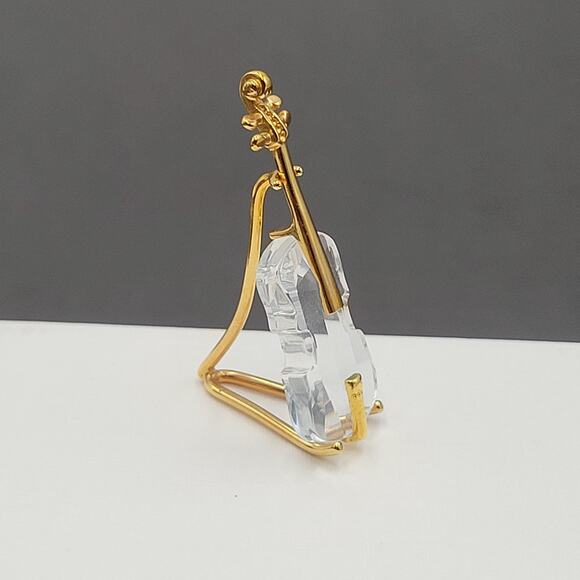 Swarovski Violin With Stand Crystal Memories Figurine Vintage Retired - Picture 4 of 13